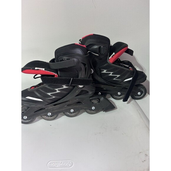 Bladerunner Advantage Pro XT Inline Mens Skates US 10 Rollerblade Black Red 80mm - Picture 4 of 11